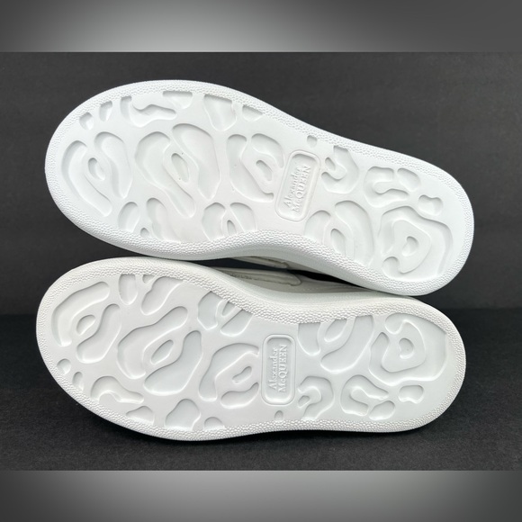 Alexander Mcqueen Molly Oversize Little Kids Leather Sneakers EU 30 - US 12 - Picture 6 of 11